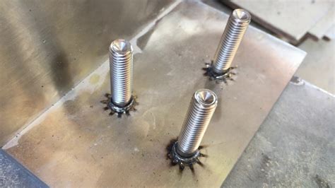 sheet metal welding studs|stud welding procedure.